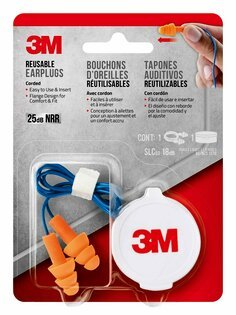 3M(TM) Reusable Earplugs Corded 3M(TM) Reusable Earplugs Corded