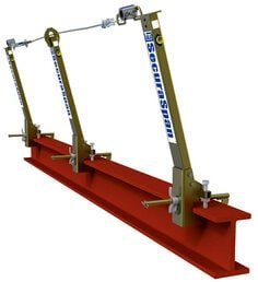 3M™ DBI-SALA® SecuraSpan™ I-Beam Horizontal Lifeline System 7400460, 1 EA 3M™ DBI-SALA® SecuraSpan™ I-Beam Horizontal Lifeline System 7400460, 1 EA