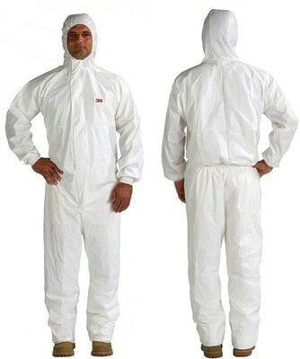 3M Protective Coverall 4545 Font Back Product Image 3M Protective Coverall 4545 Font Back Product Image