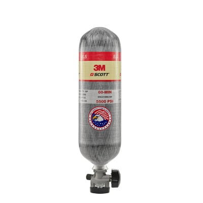 3M™ Scott™ Cylinder and Valve Assembly 200972-01, CGA, 5.5, 60 Min 3M™ Scott™ Cylinder and Valve Assembly 200972-01, CGA, 5.5, 60 Min