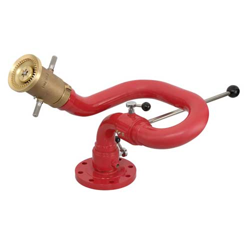 FP10736 Series - 2.5" Waterway, 1250 GPM Brass Tiller Bar Monitor FP10736 Series - 2.5" Waterway, 1250 GPM Brass Tiller Bar Monitor