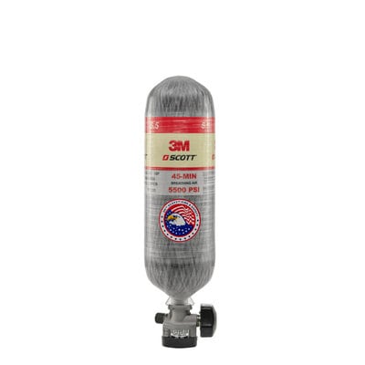 3M™ Scott™ Cylinder and Valve Assembly 200969-01, CGA, 5.5, 45 Min 3M™ Scott™ Cylinder and Valve Assembly 200969-01, CGA, 5.5, 45 Min