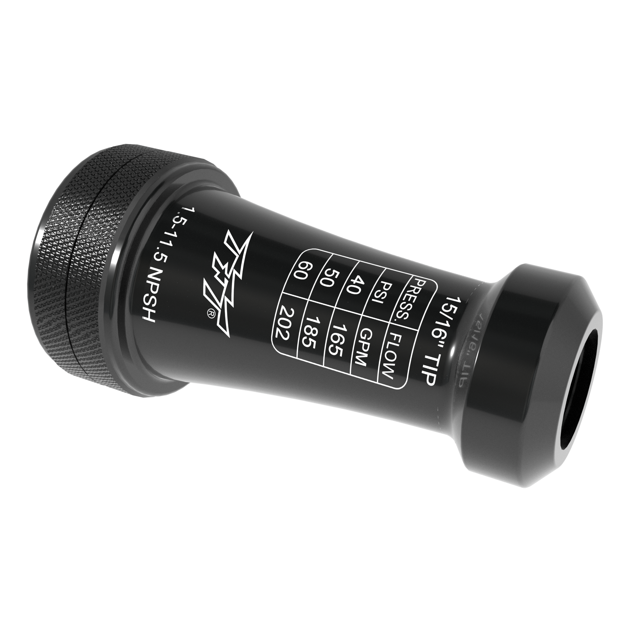 Smooth Bore 15/16″ Nozzle Tip – 1.5″ NHF Rigid Inlet Smooth Bore 15/16″ Nozzle Tip – 1.5″ NHF Rigid Inlet