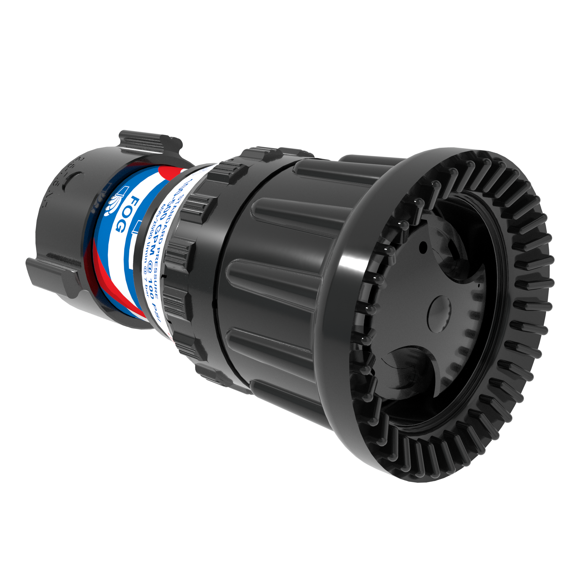 Max-Force Automatic Maxstream Nozzle – 100-500 GPM (400-2000 LPM) @ 55/100 PSI (4/7 Bar), 2.5″ (65 mm) NHF Rigid Rocker Inlet Max-Force Automatic Maxstream Nozzle – 100-500 GPM (400-2000 LPM) @ 55/100 PSI (4/7 Bar), 2.5″ (65 mm) NHF Rigid Rocker Inlet