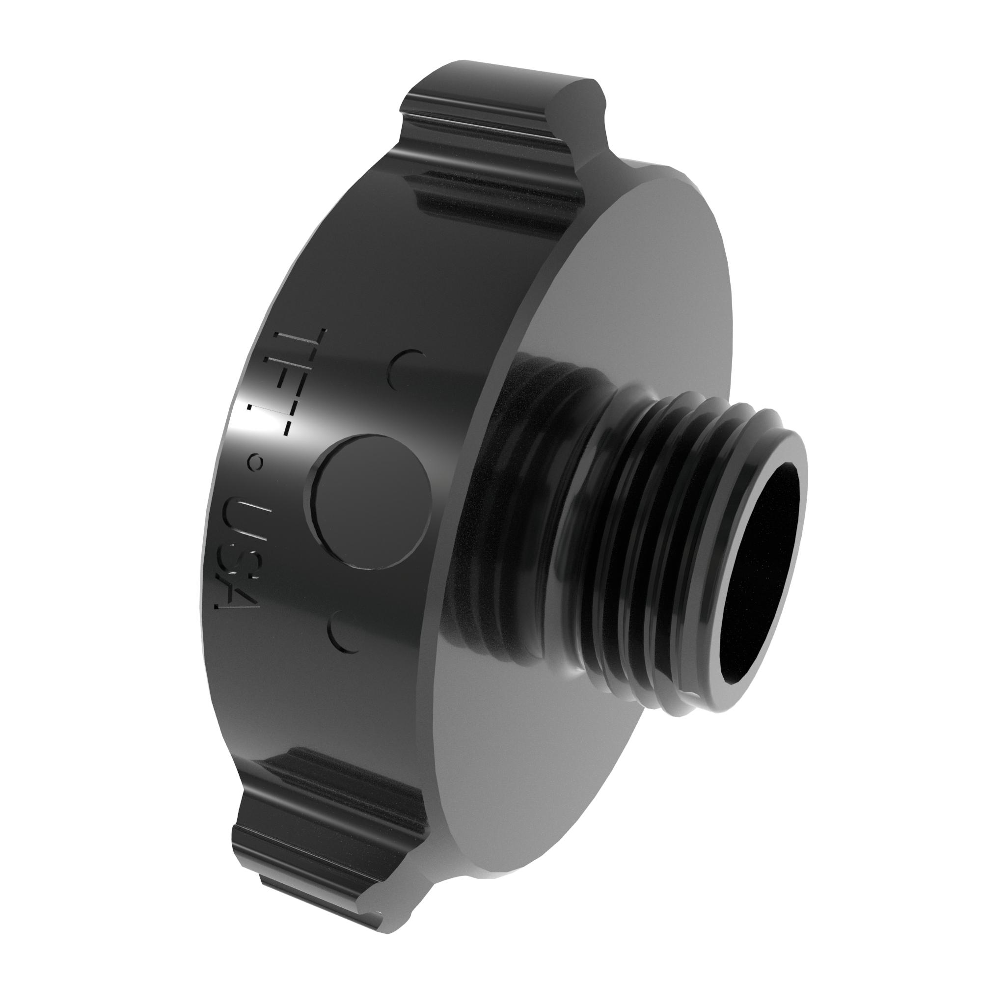 Connection Adapter – 1.5″ (38 mm) NHF Rigid Rocker × 3/4″ (19 mm) GHT-M Rigid Thread Connection Adapter – 1.5″ (38 mm) NHF Rigid Rocker × 3/4″ (19 mm) GHT-M Rigid Thread