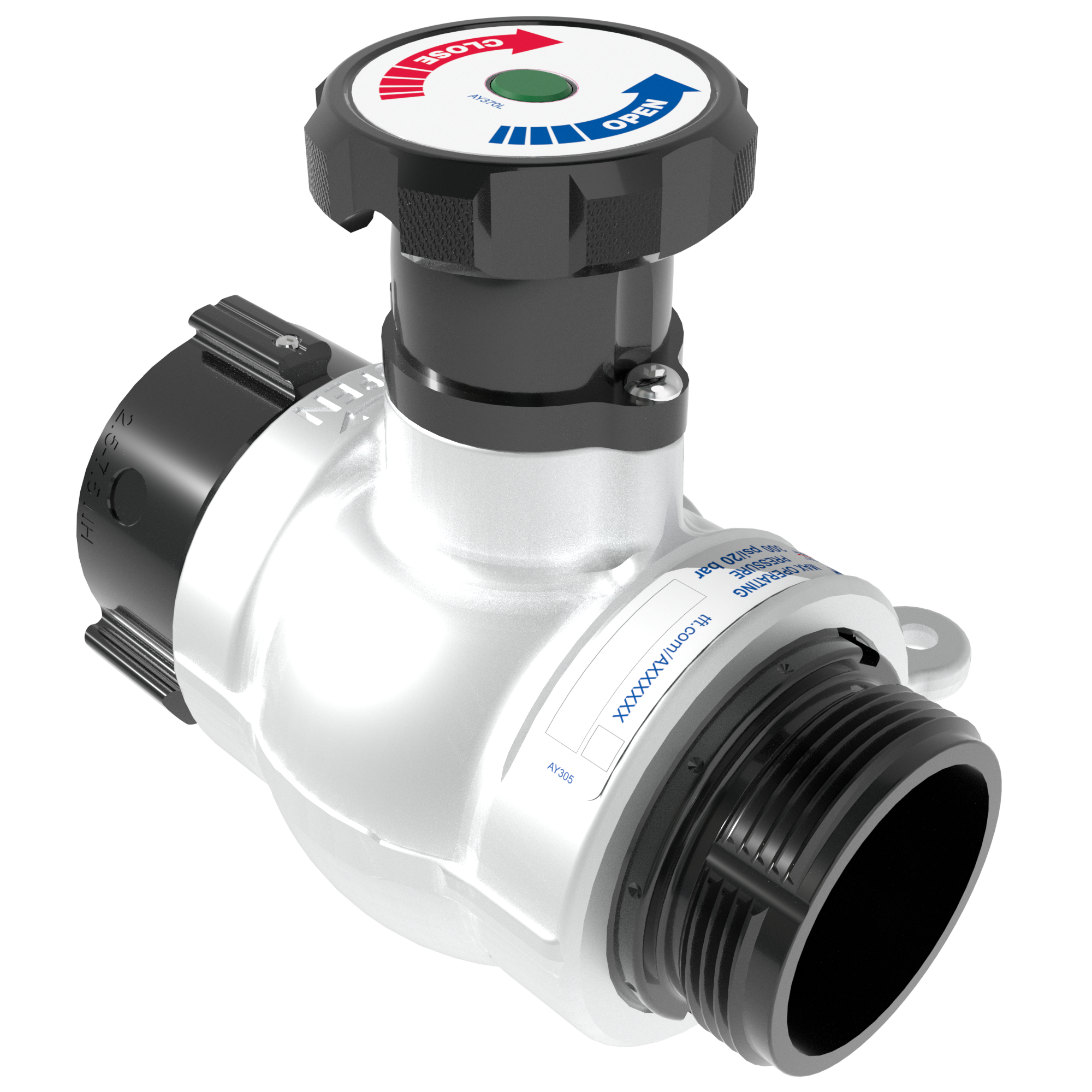 Hydrant Valve – 2.5″ NHF Swivel Rocker Inlet, 2.5″ NHM Rigid Outlet, Slow Close Valve Hydrant Valve – 2.5″ NHF Swivel Rocker Inlet, 2.5″ NHM Rigid Outlet, Slow Close Valve