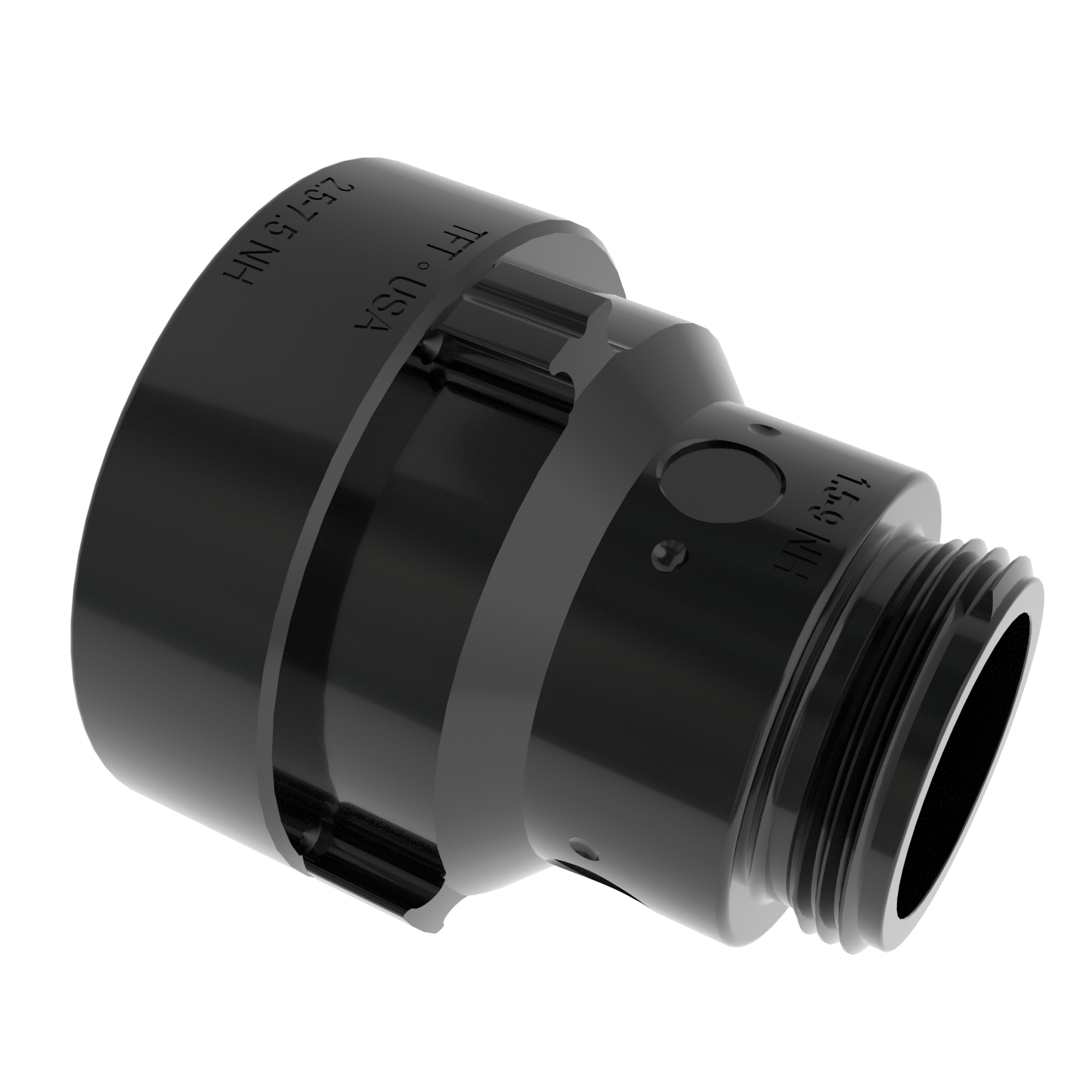 Connection Adapter – 2.5″ (65 mm) NHF Rigid Rocker × 1.5″ (38 mm) NHM Rigid Thread Connection Adapter – 2.5″ (65 mm) NHF Rigid Rocker × 1.5″ (38 mm) NHM Rigid Thread