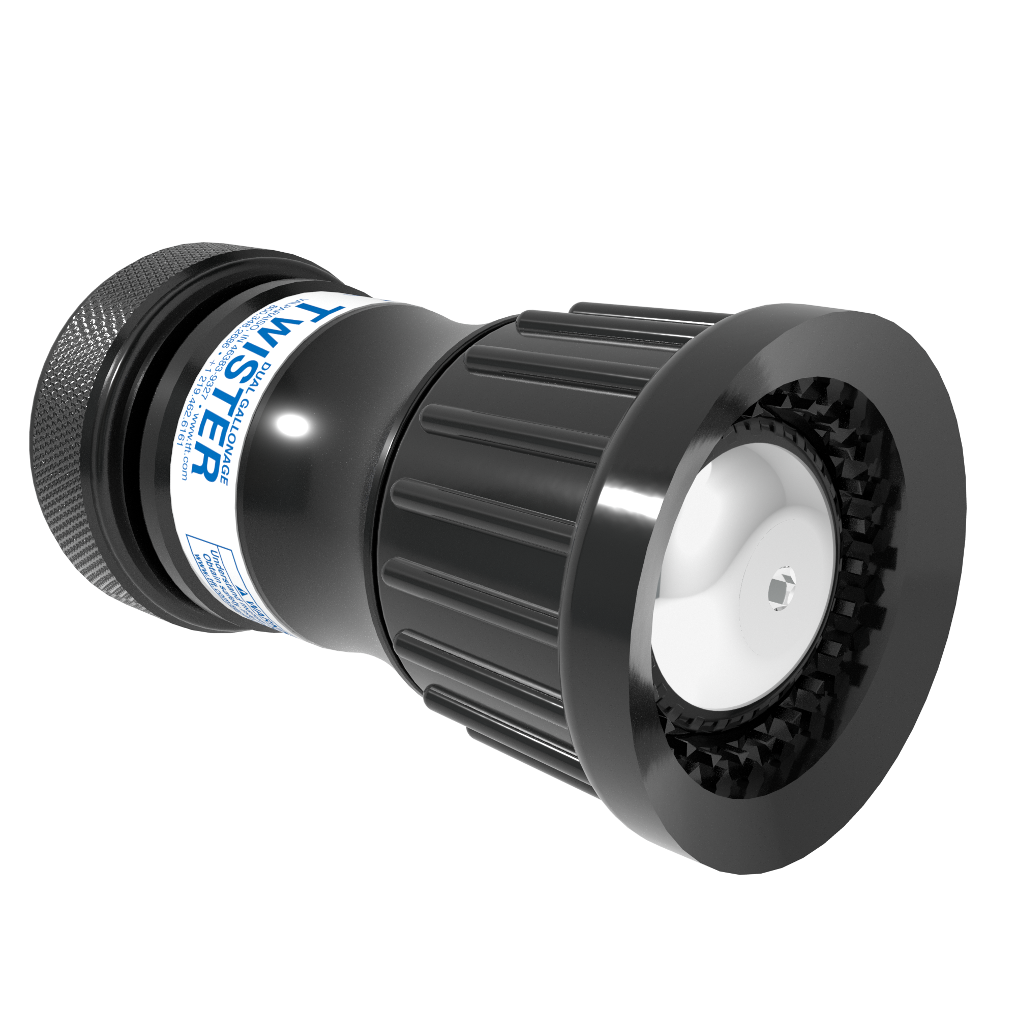 Twister Selectable Nozzle Tip, Twist Baffle – 20/95 GPM @ 100 PSI, 1.5″ NHF Rigid Inlet Twister Selectable Nozzle Tip, Twist Baffle – 20/95 GPM @ 100 PSI, 1.5″ NHF Rigid Inlet