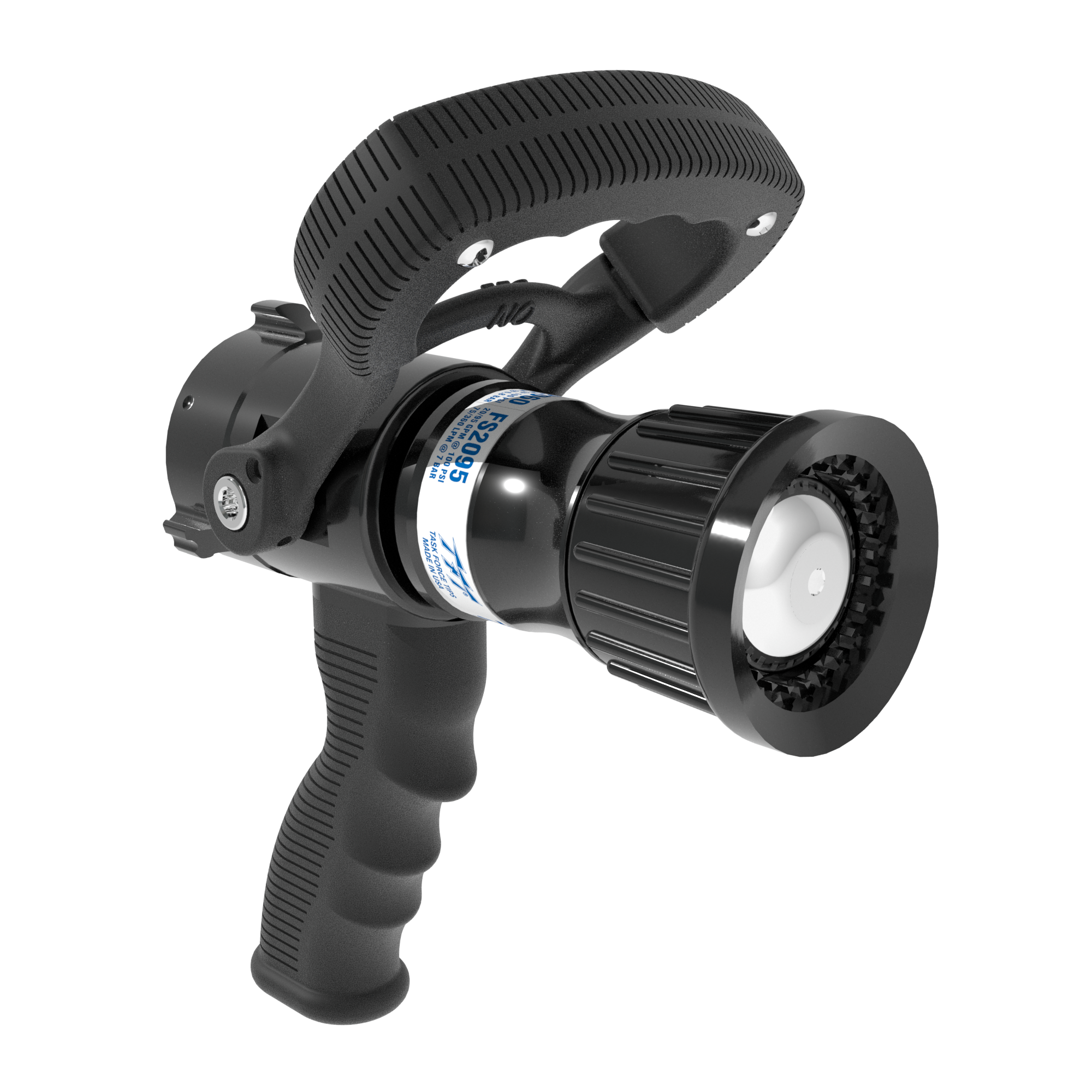 Twister Selectable One-Piece Nozzle With Pistol Grip, Ball Valve – 20/95 GPM @ 100 PSI, 1.5″ NHF Rocker Swivel Inlet Twister Selectable One-Piece Nozzle With Pistol Grip, Ball Valve – 20/95 GPM @ 100 PSI, 1.5″ NHF Rocker Swivel Inlet