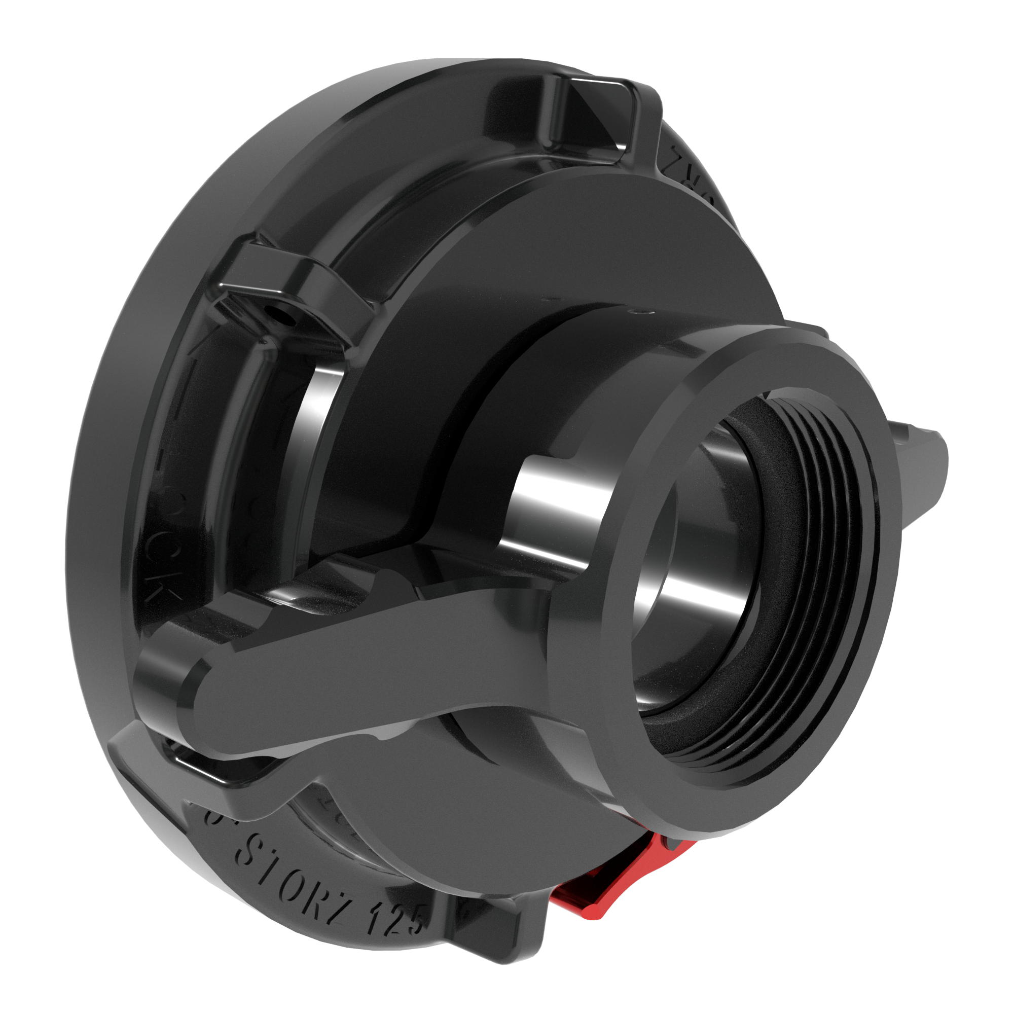Connection Adapter – 5″ (125 mm) Storz Rigid × 4.5″ (115mm) NHF Swivel Handle Connection Adapter – 5″ (125 mm) Storz Rigid × 4.5″ (115mm) NHF Swivel Handle