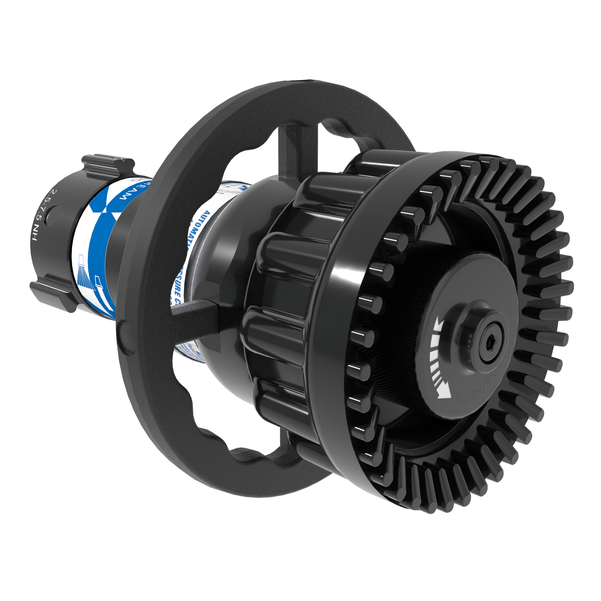 Master Stream Automatic Masterstream Nozzle – 150-1000 GPM (600-3800 LPM) @ 100 PSI (7 Bar), 2.5″ (65 mm) NHF Swivel Rocker Inlet Master Stream Automatic Masterstream Nozzle – 150-1000 GPM (600-3800 LPM) @ 100 PSI (7 Bar), 2.5″ (65 mm) NHF Swivel Rocker Inlet