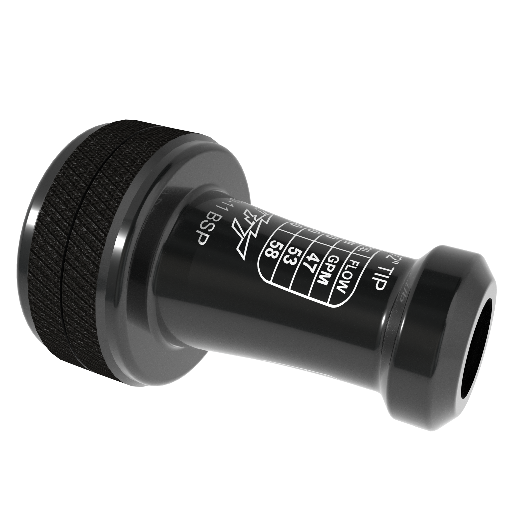 Smooth Bore 1/2″ Nozzle Tip – 1″ BSPF Rigid Inlet Smooth Bore 1/2″ Nozzle Tip – 1″ BSPF Rigid Inlet