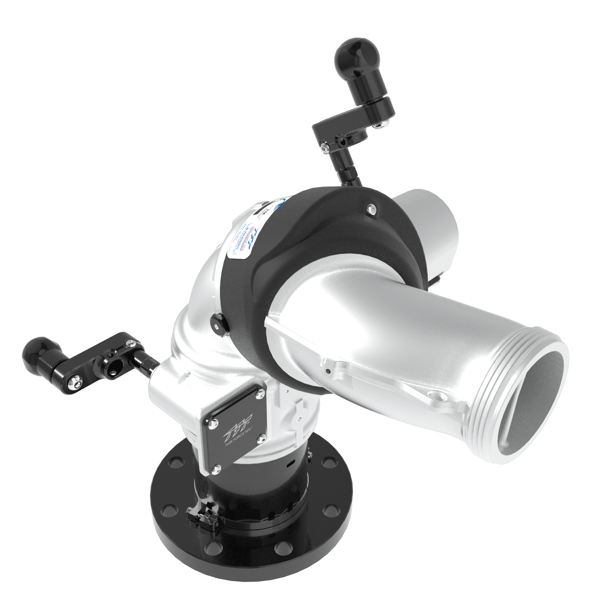 Monsoon Crank+handwheel 2000 GPM (7600 LPM) Monitor, Pumper – 4″ (100 mm) ANSI 150/DN100 PN16 Rigid Flange Inlet, 3.5″ (90 mm) NHM Rigid Outlet, Silver Monsoon Crank+handwheel 2000 GPM (7600 LPM) Monitor, Pumper – 4″ (100 mm) ANSI 150/DN100 PN16 Rigid Flange Inlet, 3.5″ (90 mm) NHM Rigid Outlet, Silver