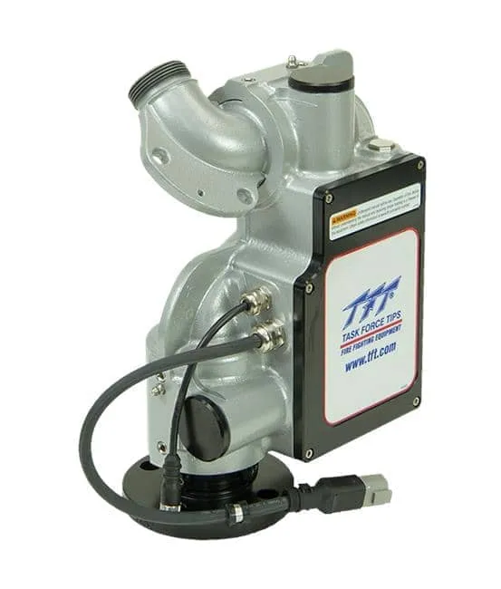 EF1 RC Monitor, 200 GPM (750 LPM) – 1.5″ (38 mm) NPTF Swivel Rocker Inlet, 1.5″ (38 mm) NPTM Rigid Outlet, 12/24 VDC Acc. Power, RS485, Silver EF1 RC Monitor, 200 GPM (750 LPM) – 1.5″ (38 mm) NPTF Swivel Rocker Inlet, 1.5″ (38 mm) NPTM Rigid Outlet, 12/24 VDC Acc. Power, RS485, Silver
