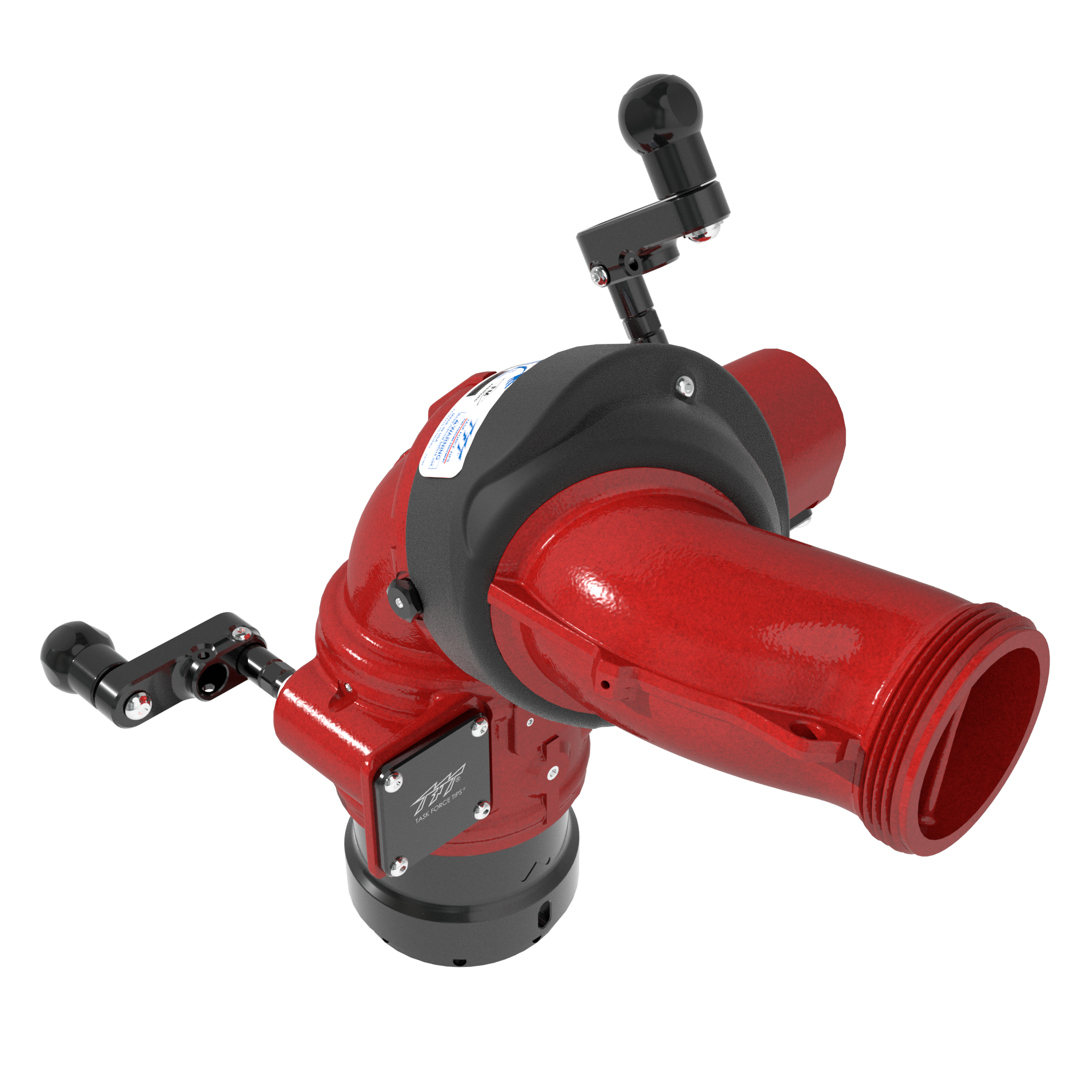 Monsoon Dual Crank 2000 GPM (7600 LPM) Monitor, Pumper – 4.5″ (115 mm) RRF Rigid Inlet, 3.5″ (90 mm) NHM Rigid Outlet, Red Monsoon Dual Crank 2000 GPM (7600 LPM) Monitor, Pumper – 4.5″ (115 mm) RRF Rigid Inlet, 3.5″ (90 mm) NHM Rigid Outlet, Red