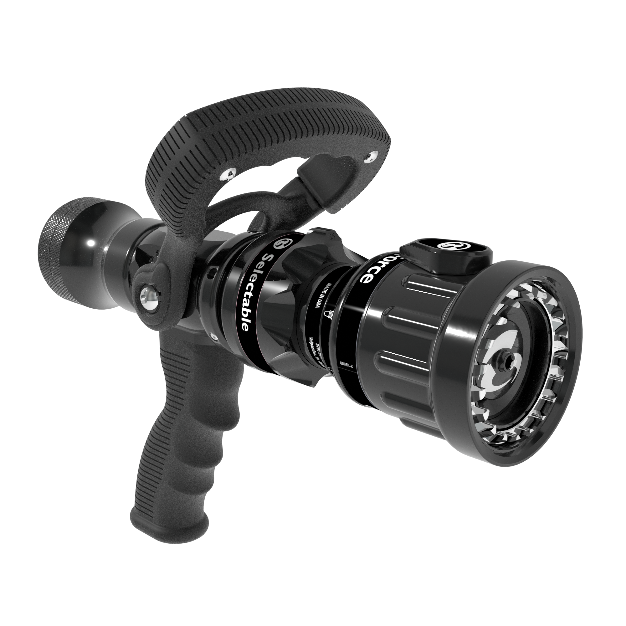 G-Force Selectable One-Piece Pulsing EN PN16 Nozzle With Pistol Grip, Slide Valve – 100/235/400 LPM @ 6 Bar, 38 mm BSPF Swivel Inlet, Spinning Metal Teeth, Shaper Indicator Detent G-Force Selectable One-Piece Pulsing EN PN16 Nozzle With Pistol Grip, Slide Valve – 100/235/400 LPM @ 6 Bar, 38 mm BSPF Swivel Inlet, Spinning Metal Teeth, Shaper Indicator Detent