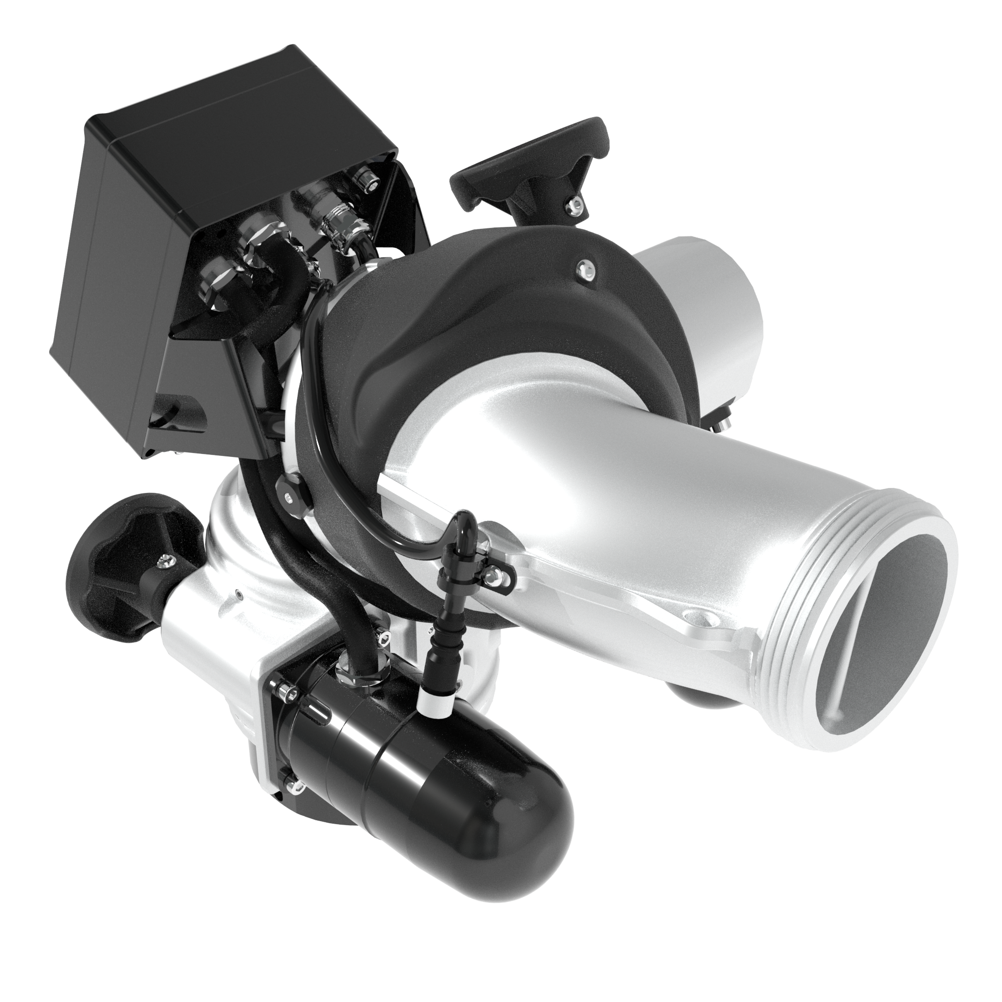 Monsoon RC 2000 GPM (7600 LPM) Monitor, Aerial Platform – 4″ (100 mm) RPF Rigid Inlet, 3.5″ (90 mm) NHM Rigid Outlet, 12/24 VDC Acc. Power, RS485, Silver Monsoon RC 2000 GPM (7600 LPM) Monitor, Aerial Platform – 4″ (100 mm) RPF Rigid Inlet, 3.5″ (90 mm) NHM Rigid Outlet, 12/24 VDC Acc. Power, RS485, Silver