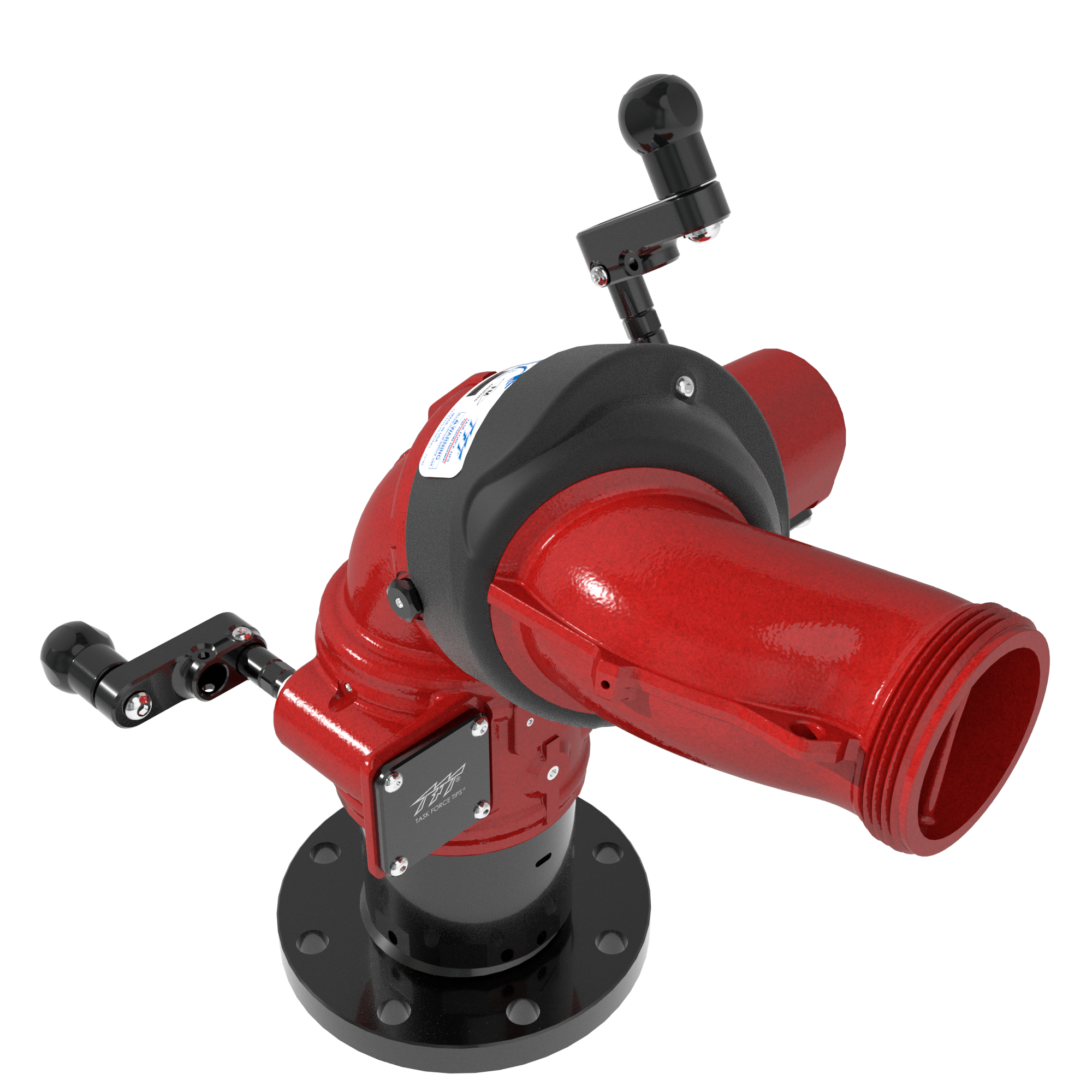 Monsoon Dual Crank 1250 GPM (4500 LPM) Monitor, Pumper – 4″ (100 mm) ANSI 150/DN100 PN16 Rigid Flange Inlet, 2.5″ (65 mm) NHM Rigid Outlet, Red Monsoon Dual Crank 1250 GPM (4500 LPM) Monitor, Pumper – 4″ (100 mm) ANSI 150/DN100 PN16 Rigid Flange Inlet, 2.5″ (65 mm) NHM Rigid Outlet, Red