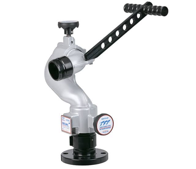 Tornado Tiller 500 GPM (2000 LPM) Monitor, Pumper – 2″ (52 mm) NPTF Rigid Inlet, 1.5″ (38 mm) NHM Rigid Outlet, Silver Tornado Tiller 500 GPM (2000 LPM) Monitor, Pumper – 2″ (52 mm) NPTF Rigid Inlet, 1.5″ (38 mm) NHM Rigid Outlet, Silver