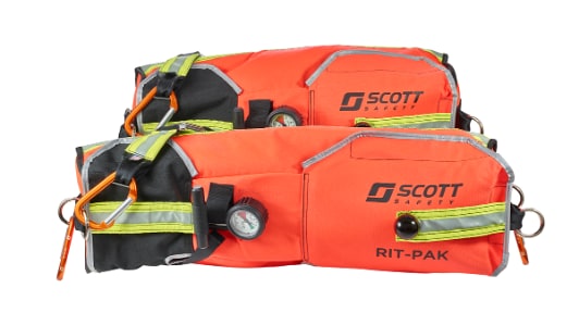 3M™ Scott™ RIT-Pak Fast Attack Emergency Air Supply System Dual Bags 3M™ Scott™ RIT-Pak Fast Attack Emergency Air Supply System Dual Bags