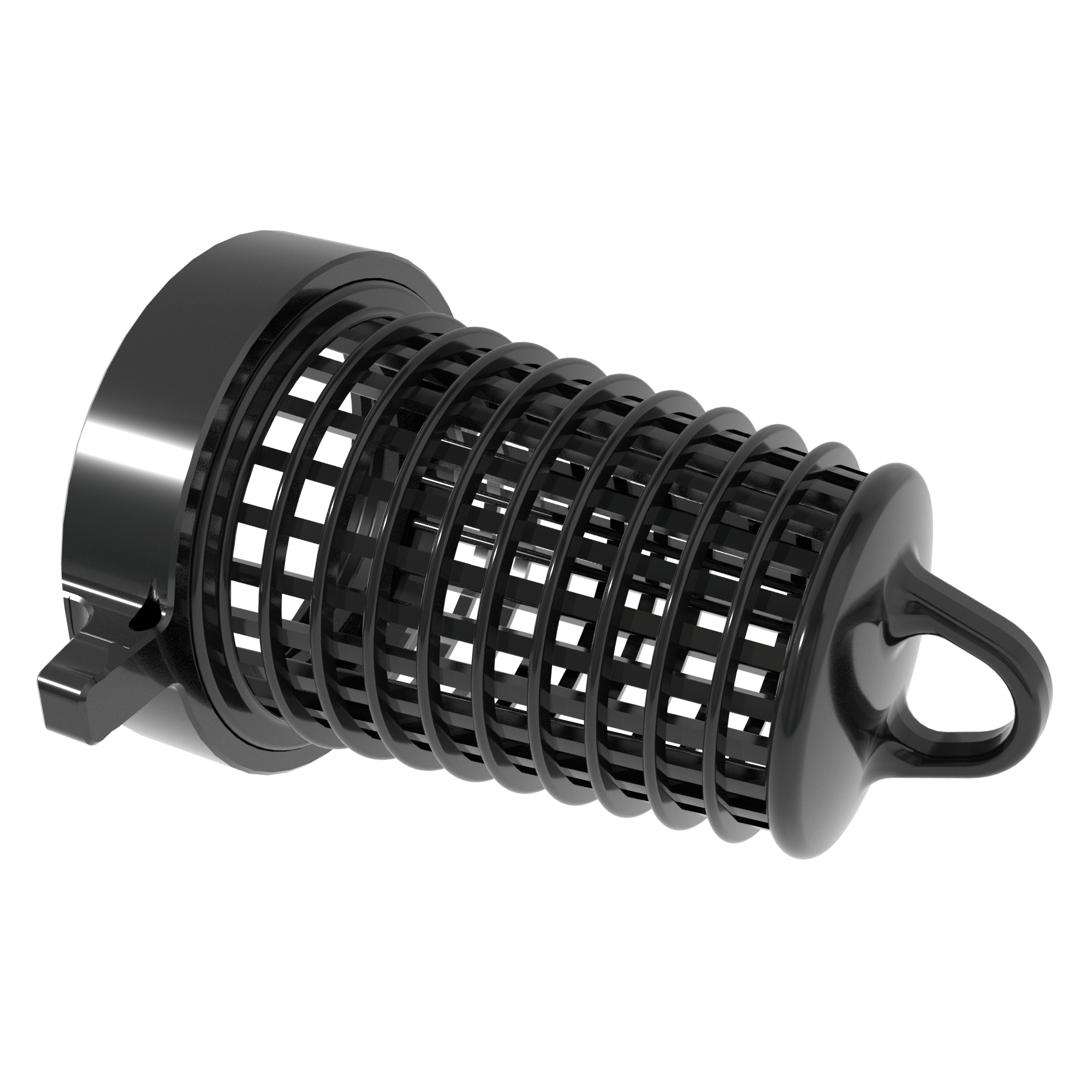 Jumbo Barrel Strainer – 5″ (125 mm) NHF Swivel Handle Connection Jumbo Barrel Strainer – 5″ (125 mm) NHF Swivel Handle Connection