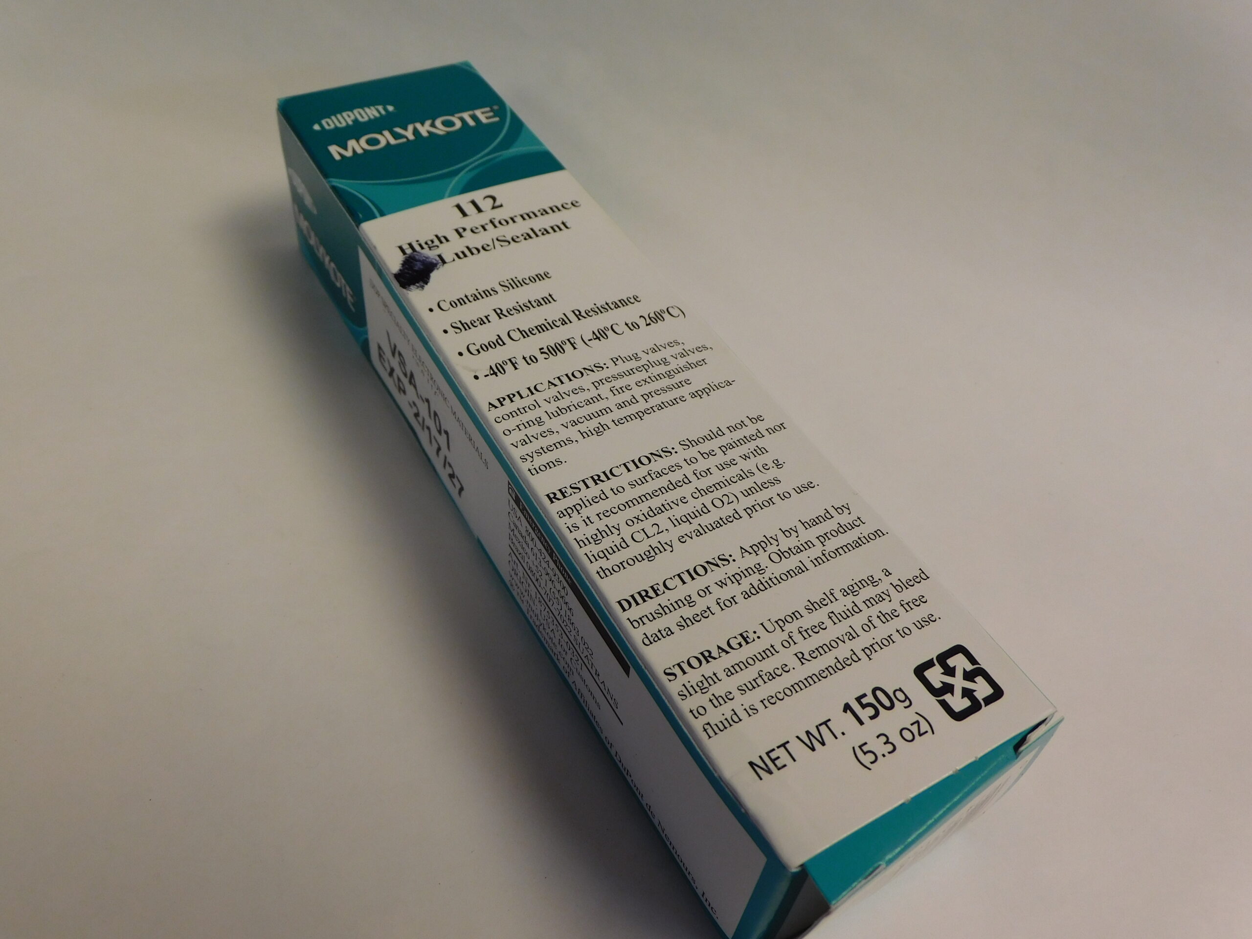 Molykote / Dow grease: 5.3oz tube Molykote / Dow grease: 5.3oz tube