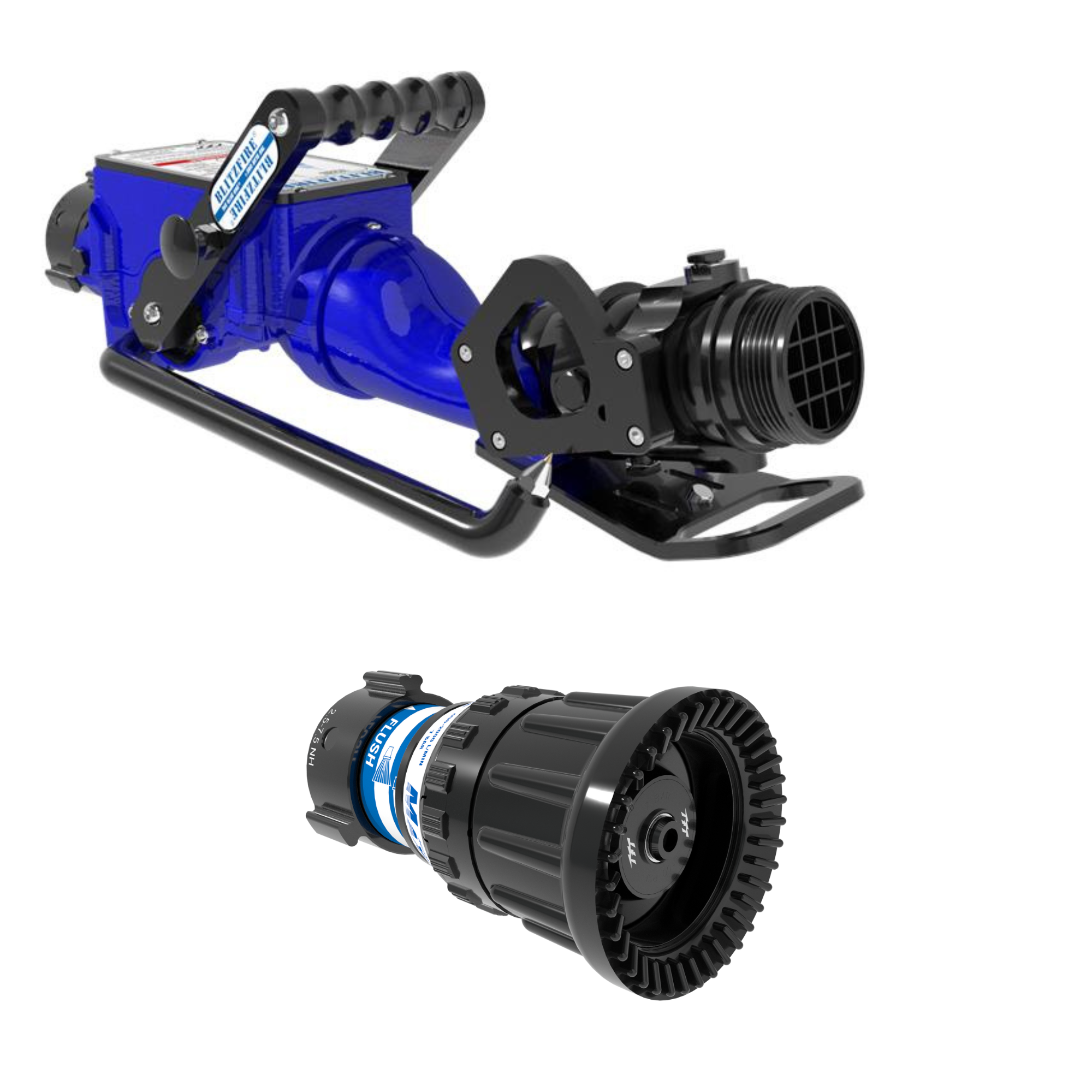 BlitzFire High Elevation Portable Monitor +Max-Matic Automatic Nozzle Package – 65 mm BSPF Swivel Rocker Inlet, 65 mm BSPM Rigid Outlet BlitzFire High Elevation Portable Monitor +Max-Matic Automatic Nozzle Package – 65 mm BSPF Swivel Rocker Inlet, 65 mm BSPM Rigid Outlet