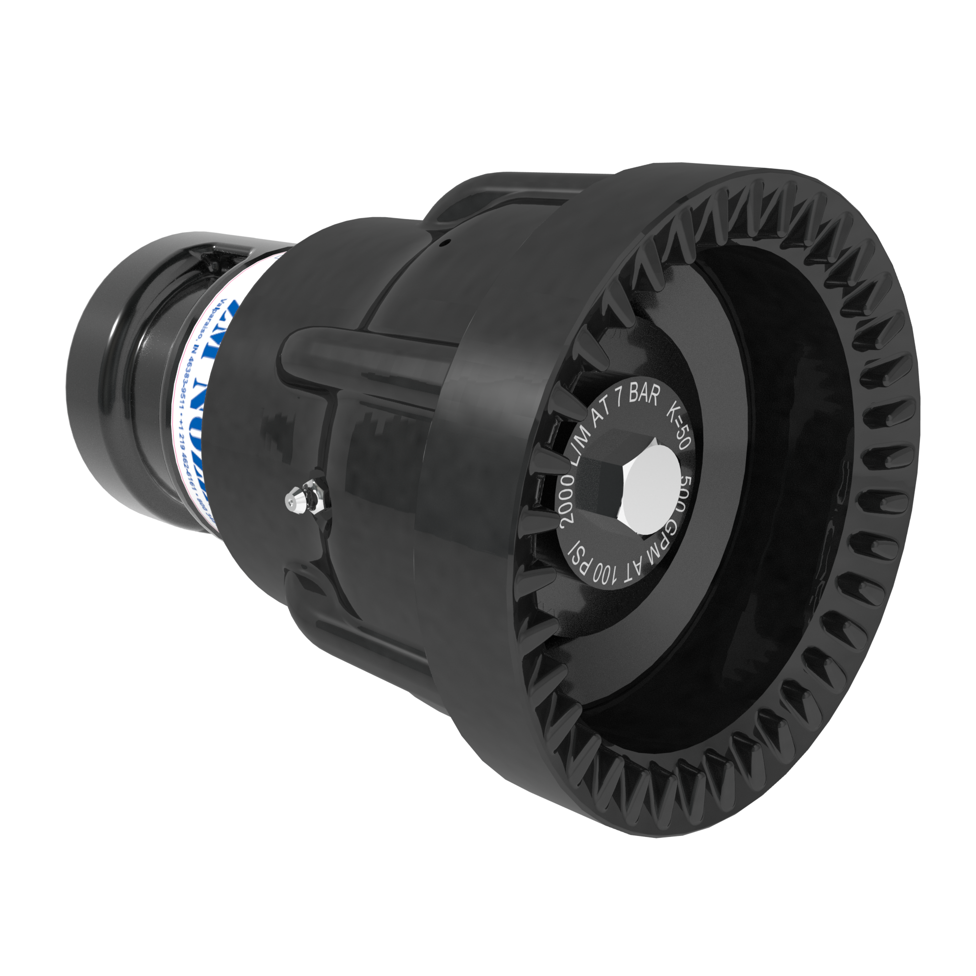 Z-Series Fixed Flow Masterstream Nozzle – 500 GPM (2000 LPM) @ 100 PSI (7 Bar), 2.5″ (65 mm) NHF Rigid Rocker Inlet Z-Series Fixed Flow Masterstream Nozzle – 500 GPM (2000 LPM) @ 100 PSI (7 Bar), 2.5″ (65 mm) NHF Rigid Rocker Inlet