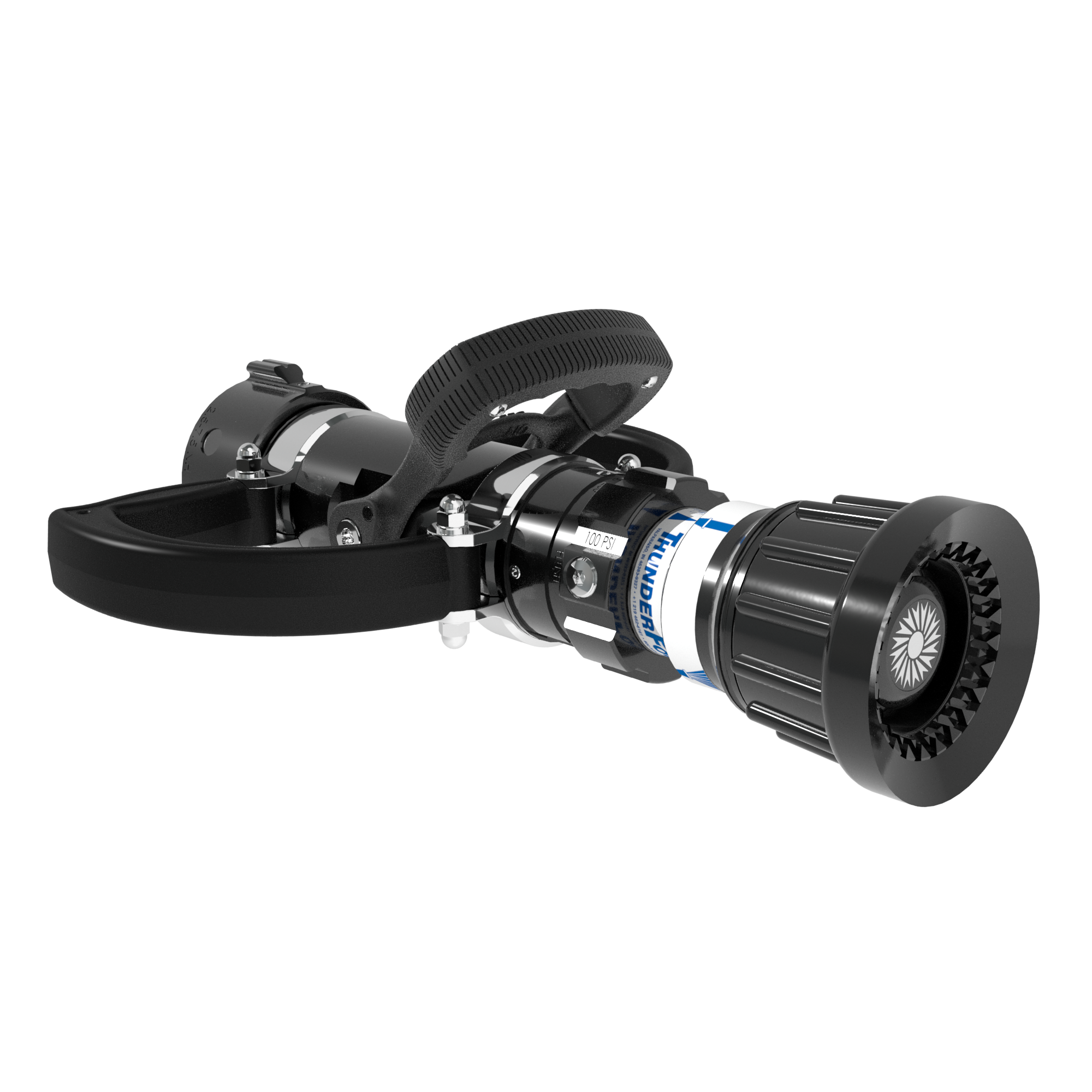 QuadraFog Selectable One-Piece Nozzle, Ball Valve – 285/500/600/800/1000 LPM @ 6 Bar, 65 mm BSPF Rocker Swivel Inlet, Handholds Grips, Metal Teeth QuadraFog Selectable One-Piece Nozzle, Ball Valve – 285/500/600/800/1000 LPM @ 6 Bar, 65 mm BSPF Rocker Swivel Inlet, Handholds Grips, Metal Teeth