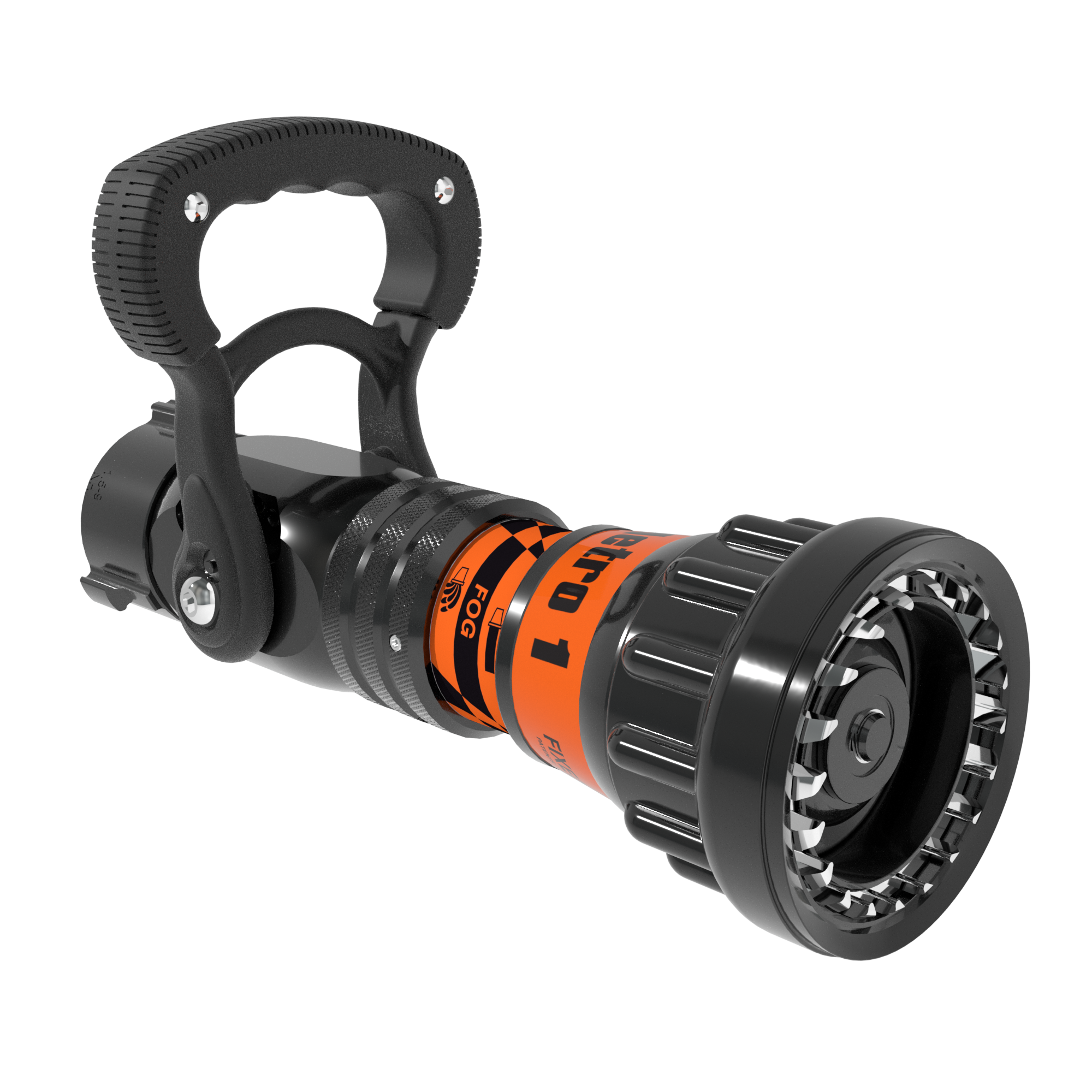 Metro 1 Fixed Flow One-Piece Nozzle, Slide Valve – 200 GPM at 75 PSI, 1.5″ NHF Swivel Inlet, Spinning Metal Teeth Metro 1 Fixed Flow One-Piece Nozzle, Slide Valve – 200 GPM at 75 PSI, 1.5″ NHF Swivel Inlet, Spinning Metal Teeth