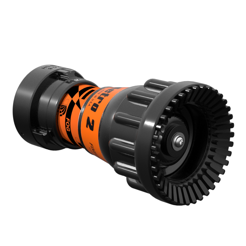 Metro 2 Fixed Flow Nozzle Tip – 250 GPM at 100 PSI, 2.5″ NHF Rigid Inlet, Rubber Teeth Metro 2 Fixed Flow Nozzle Tip – 250 GPM at 100 PSI, 2.5″ NHF Rigid Inlet, Rubber Teeth