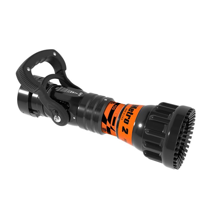 Metro 2 Fixed Flow One-Piece Nozzle, Ball Valve – 250 GPM @ 75 PSI, 2.5″ NHF Swivel Inlet, Rubber Teeth Metro 2 Fixed Flow One-Piece Nozzle, Ball Valve – 250 GPM @ 75 PSI, 2.5″ NHF Swivel Inlet, Rubber Teeth