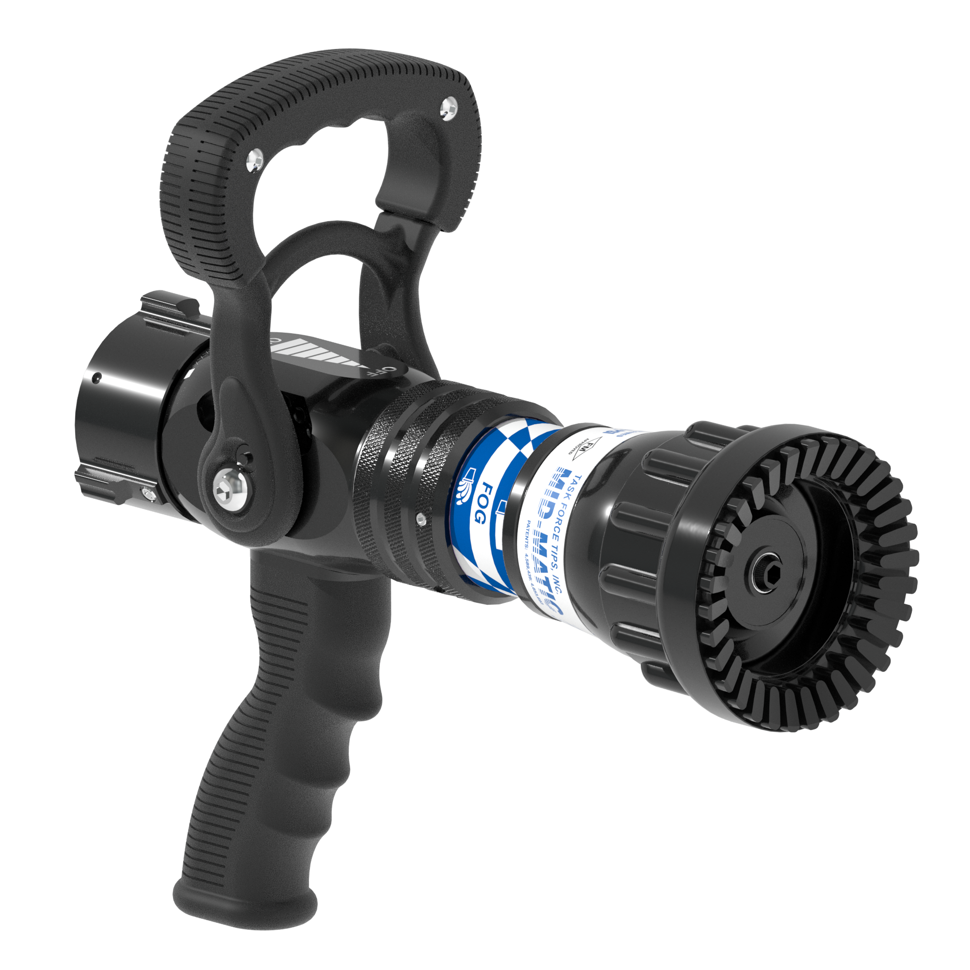 Mid-Matic Automatic One-Piece Nozzle With Pistol Grip, Slide Valve – 260-750 LPM @ 7 Bar, 38 mm BSPF Swivel Inlet, Rubber Teeth Mid-Matic Automatic One-Piece Nozzle With Pistol Grip, Slide Valve – 260-750 LPM @ 7 Bar, 38 mm BSPF Swivel Inlet, Rubber Teeth