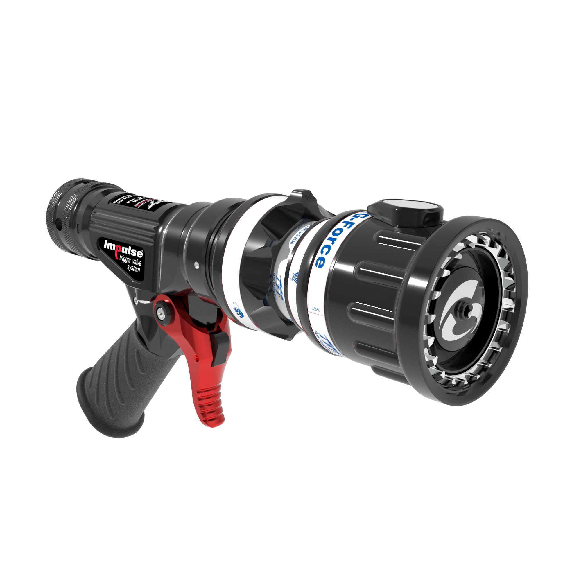 G-Force Selectable One-Piece Pulsing EN PN40 Nozzle With Pistol Grip, Trigger Valve – 50/100/150 LPM @ 6 Bar, 25 mm BSPF Swivel Inlet, Spinning Metal Teeth, Shaper Indicator Detent G-Force Selectable One-Piece Pulsing EN PN40 Nozzle With Pistol Grip, Trigger Valve – 50/100/150 LPM @ 6 Bar, 25 mm BSPF Swivel Inlet, Spinning Metal Teeth, Shaper Indicator Detent