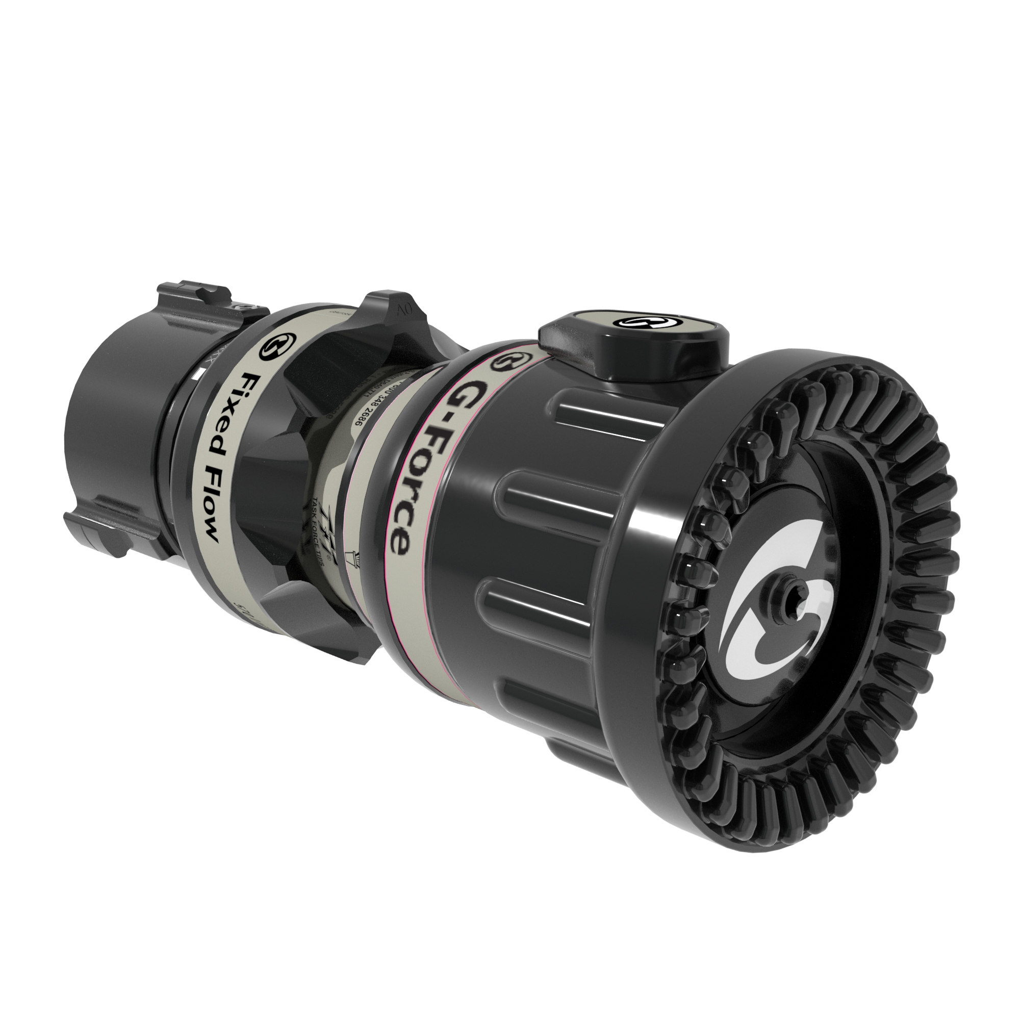G-Force Fixed Flow Nozzle Tip – 150 GPM @ 100 PSI, 1.5″ NHF Rocker Swivel Inlet, Rubber Teeth, Fixed Shaper Indicator G-Force Fixed Flow Nozzle Tip – 150 GPM @ 100 PSI, 1.5″ NHF Rocker Swivel Inlet, Rubber Teeth, Fixed Shaper Indicator