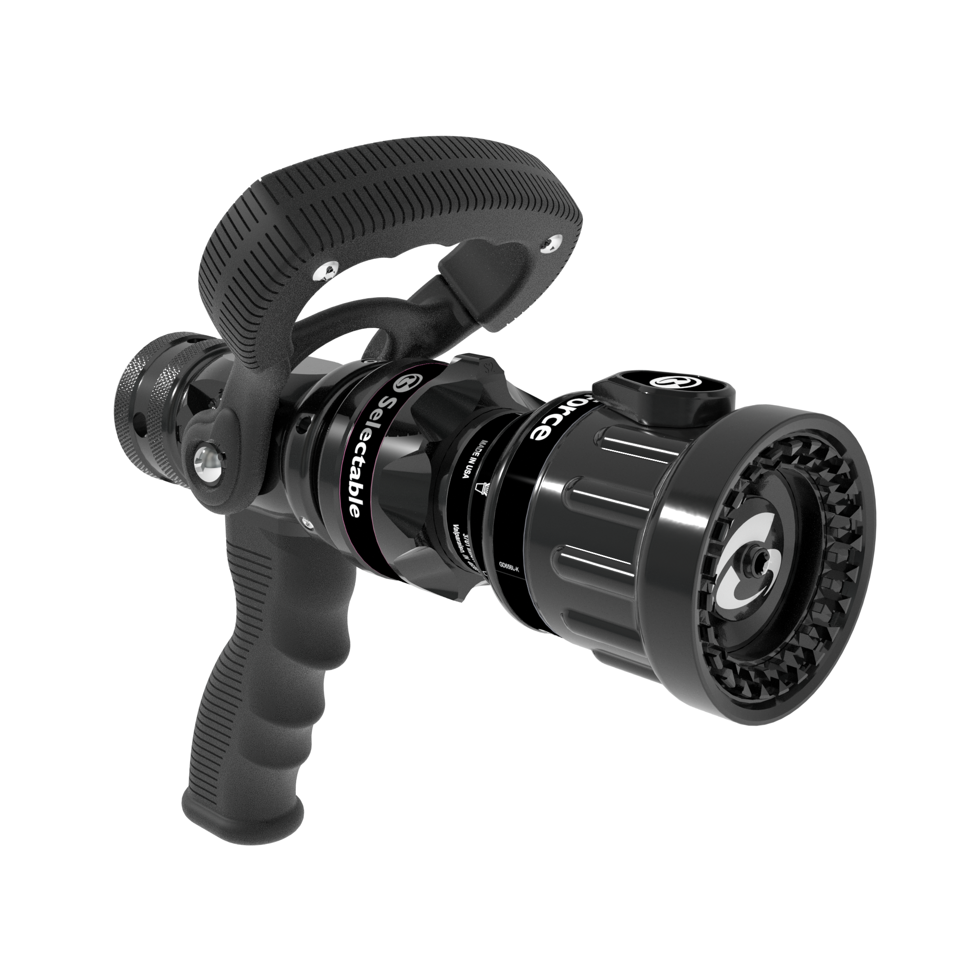 G-Force Selectable One-Piece Pulsing EN PN16 Nozzle With Pistol Grip, Slide Valve – 100/235/400 LPM @ 6 Bar, 25 mm BSPF Swivel Inlet, Metal Teeth, Shaper Indicator Detent G-Force Selectable One-Piece Pulsing EN PN16 Nozzle With Pistol Grip, Slide Valve – 100/235/400 LPM @ 6 Bar, 25 mm BSPF Swivel Inlet, Metal Teeth, Shaper Indicator Detent