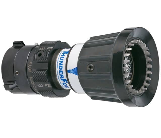 ThunderFog Selectable Nozzle Tip – 95/125/150/200/250 GPM @ 100 PSI, 1.5″ NHF Rigid Rocker Inlet, Spinning Metal Teeth ThunderFog Selectable Nozzle Tip – 95/125/150/200/250 GPM @ 100 PSI, 1.5″ NHF Rigid Rocker Inlet, Spinning Metal Teeth