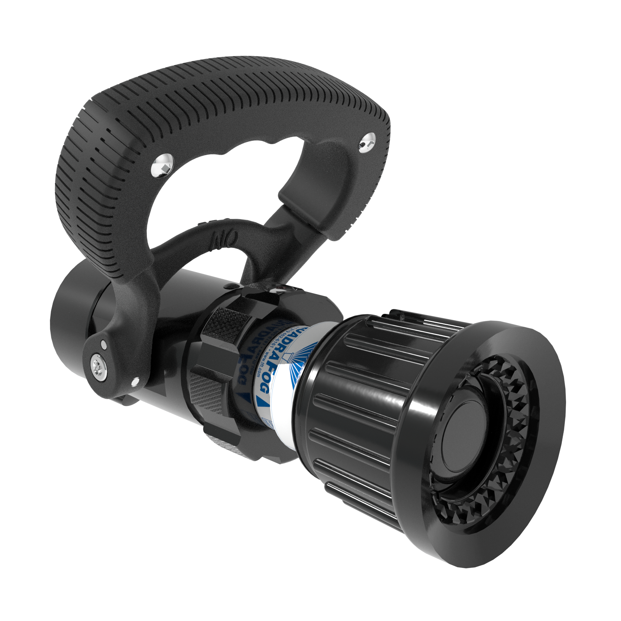 QuadraFog Selectable One-Piece Nozzle, Ball Valve – 5/10/25/40/60 GPM @ 100 PSI, 1″ NHF Rocker Swivel Inlet, Metal Teeth QuadraFog Selectable One-Piece Nozzle, Ball Valve – 5/10/25/40/60 GPM @ 100 PSI, 1″ NHF Rocker Swivel Inlet, Metal Teeth