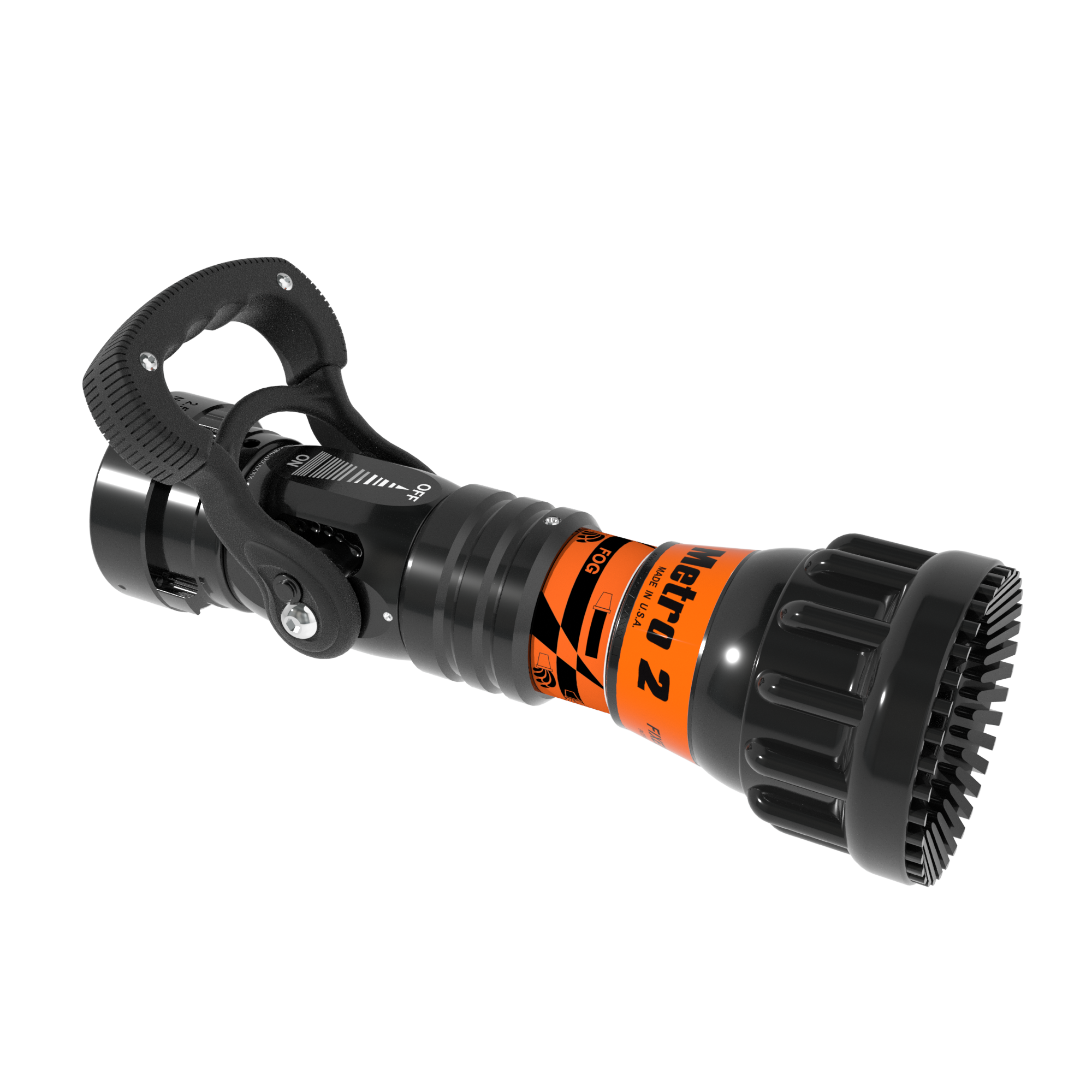 Metro 2 Fixed Flow One-Piece Nozzle, Ball Valve – 250 GPM @ 50 PSI, 2.5″ NHF Swivel Inlet, Rubber Teeth Metro 2 Fixed Flow One-Piece Nozzle, Ball Valve – 250 GPM @ 50 PSI, 2.5″ NHF Swivel Inlet, Rubber Teeth