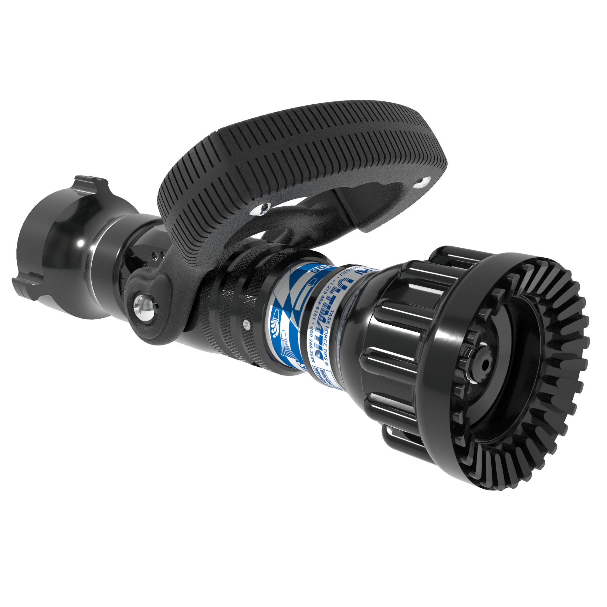Ultimatic Automatic One-Piece Nozzle, Slide Valve – 10-125 GPM @ 100 PSI, 1.5″ NHF Rocker Swivel Inlet, Rubber Teeth Ultimatic Automatic One-Piece Nozzle, Slide Valve – 10-125 GPM @ 100 PSI, 1.5″ NHF Rocker Swivel Inlet, Rubber Teeth
