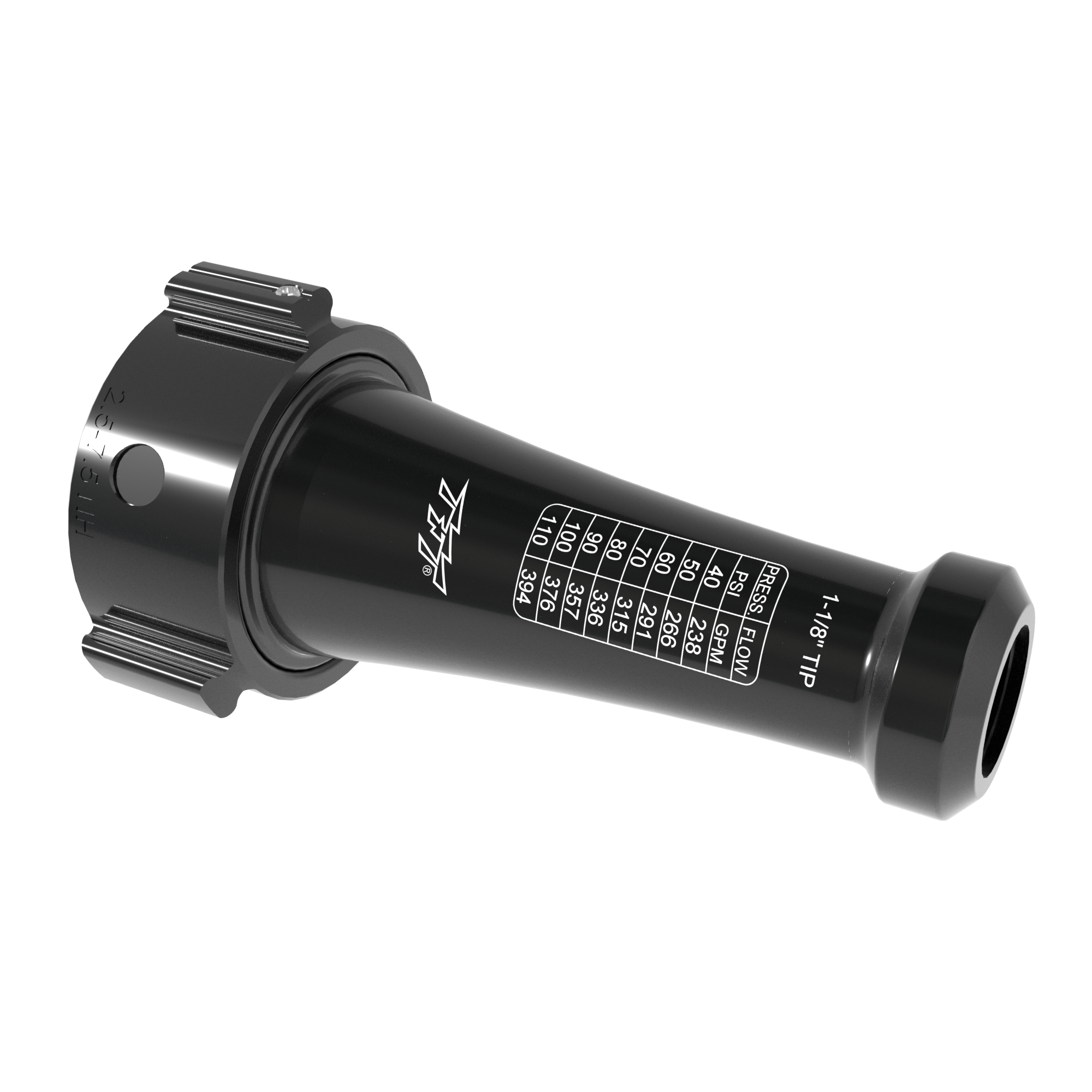 Smooth Bore 1-1/8″ Nozzle Tip – 2.5″ NHF Rigid Rocker Inlet Smooth Bore 1-1/8″ Nozzle Tip – 2.5″ NHF Rigid Rocker Inlet