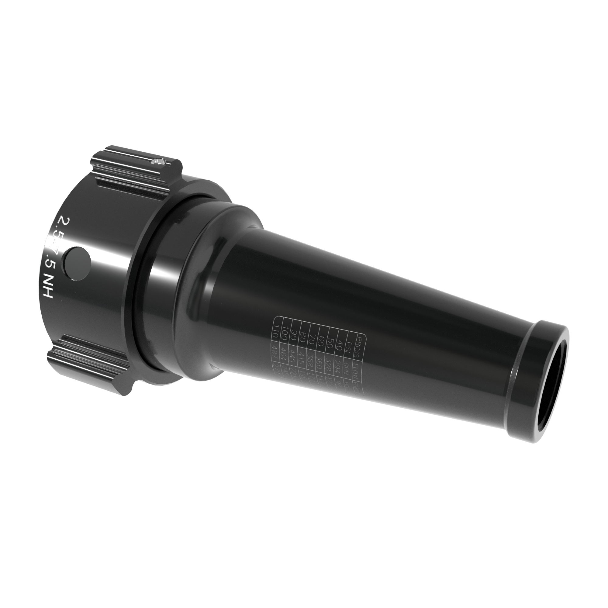 Smooth Bore 1-1/4″ Nozzle Tip – 2.5″ NHF Rigid Rocker Inlet Smooth Bore 1-1/4″ Nozzle Tip – 2.5″ NHF Rigid Rocker Inlet