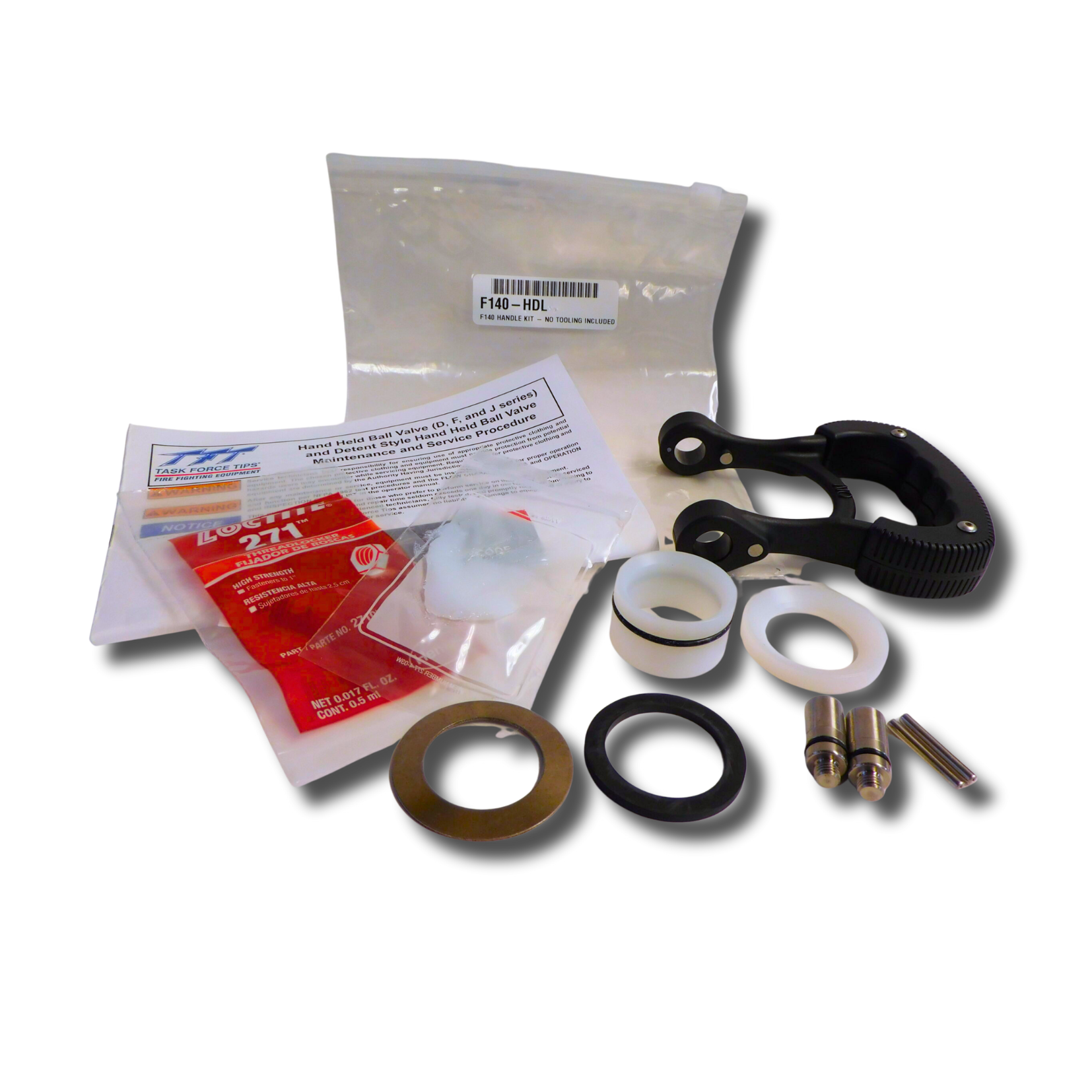 F140 Bail Handle and Valve Seat Repair Kit (No Mandrel) F140 Bail Handle and Valve Seat Repair Kit (No Mandrel)